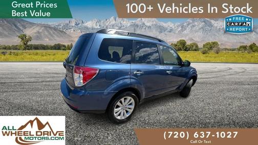 Blue 2012 Subaru Forester 2.5X Premium