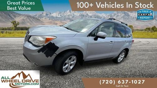 Ice Silver Metallic 2015 Subaru Forester 2.5i Limited