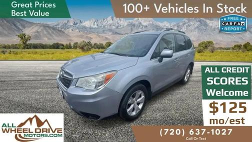 Ice Silver Metallic 2015 Subaru Forester 2.5i Limited