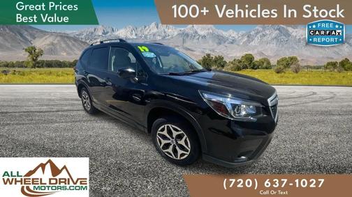 Crystal Black Silica 2019 Subaru Forester Premium