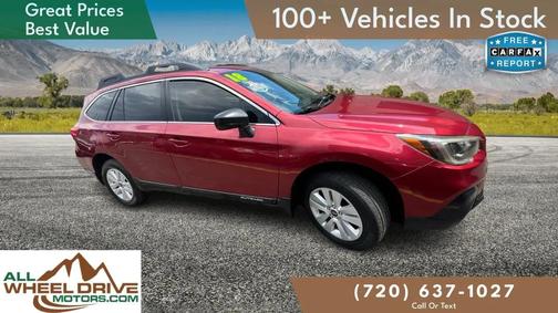 Red 2018 Subaru Outback 2.5i