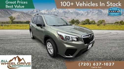 Jasper Green Metallic 2019 Subaru Forester Base