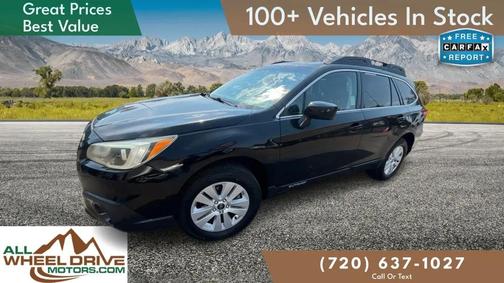 Crystal Black Silica 2016 Subaru Outback 2.5i Premium