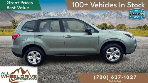 Jasmine Green Metallic 2017 Subaru Forester 2.5i