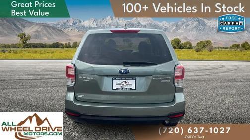 Jasmine Green Metallic 2017 Subaru Forester 2.5i