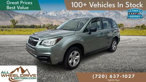 Jasmine Green Metallic 2017 Subaru Forester 2.5i