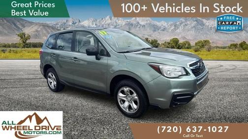 Jasmine Green Metallic 2017 Subaru Forester 2.5i
