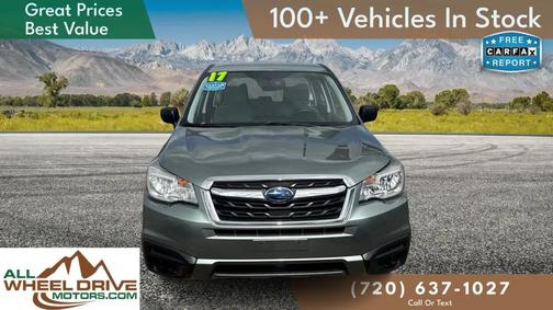 Jasmine Green Metallic 2017 Subaru Forester 2.5i