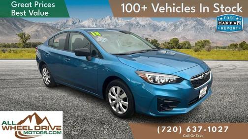 Blue 2018 Subaru Impreza 2.0i