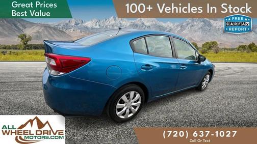 Blue 2018 Subaru Impreza 2.0i