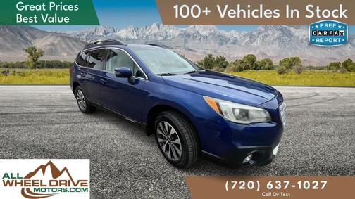 Blue 2017 Subaru Outback 2.5i Limited