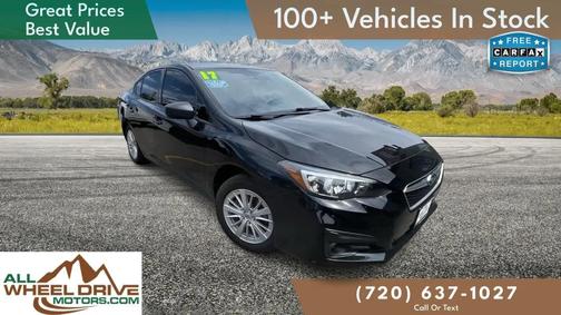 Crystal Black Silica 2017 Subaru Impreza 2.0i Premium