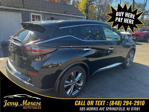 Super Black Metallic 2020 Nissan Murano Platinum Intelligent AWD