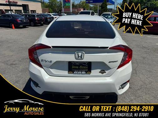 Platinum White Pearl 2020 Honda Civic Sport