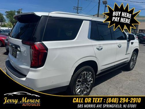 White Frost Tricoat 2023 GMC Yukon Denali Ultimate