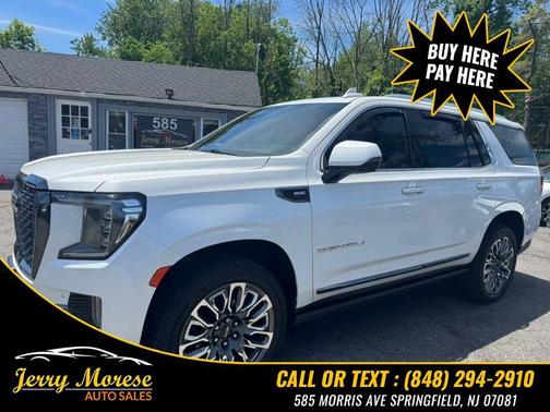 White Frost Tricoat 2023 GMC Yukon Denali Ultimate