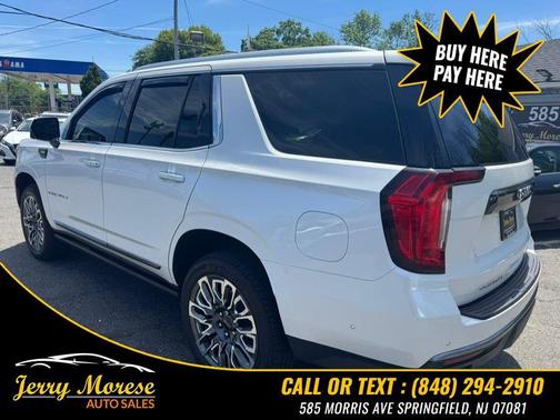 White Frost Tricoat 2023 GMC Yukon Denali Ultimate