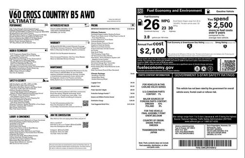 2023 Volvo V60 Cross Country Ultimate