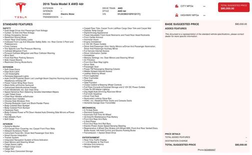 2016 Tesla Model X 75D
