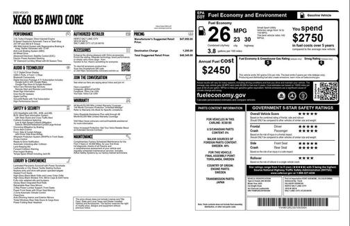 2025 Volvo XC60 Core