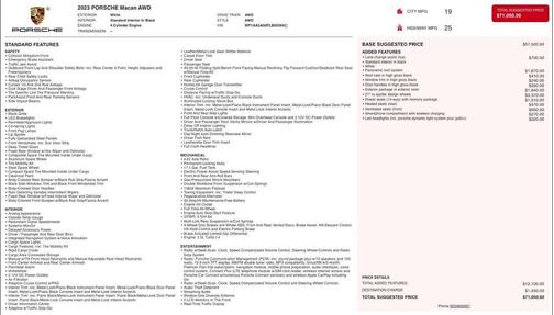 2023 Porsche Macan T