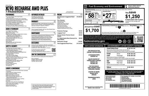 2024 Volvo XC90 Recharge Plug-In Hybrid Plus Bright Theme