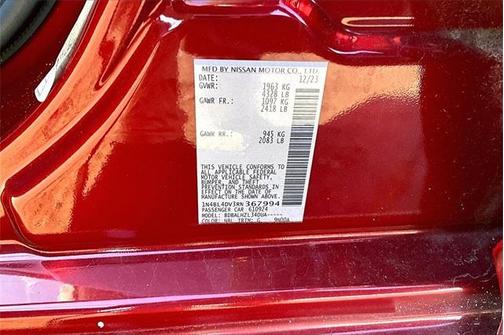 2024 Nissan Altima 2.5 SV