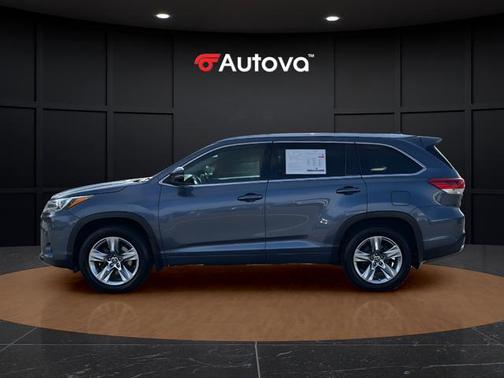 Shoreline Blue Pearl 2017 Toyota Highlander Limited