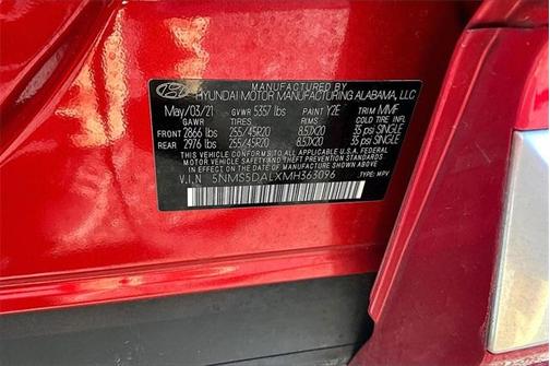 2021 Hyundai SANTA FE Calligraphy