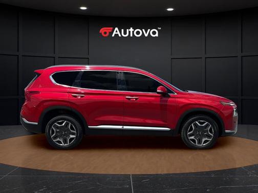 Calypso Red 2023 Hyundai SANTA FE HEV SEL Premium