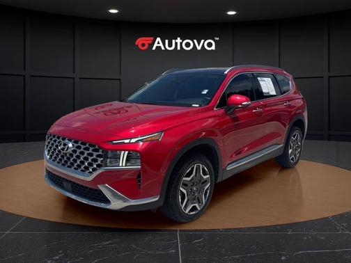 Calypso Red 2023 Hyundai SANTA FE HEV SEL Premium