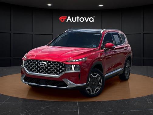 Calypso Red 2023 Hyundai SANTA FE HEV SEL Premium