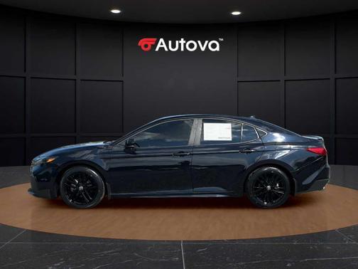 Midnight Black Metallic 2025 Toyota Camry SE