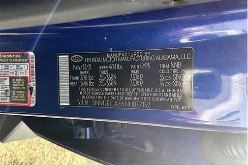 2022 Hyundai TUCSON Limited