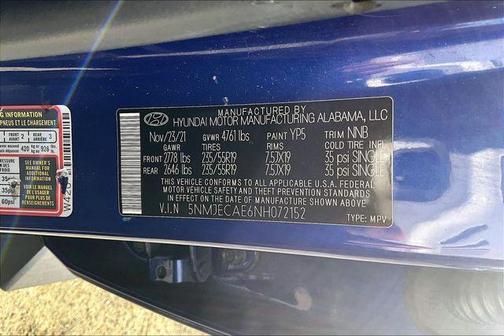 2022 Hyundai TUCSON Limited