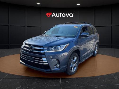 Shoreline Mist 2018 Toyota Highlander Limited Platinum