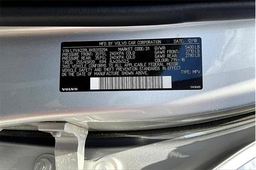 2019 Volvo XC60 T6 Inscription
