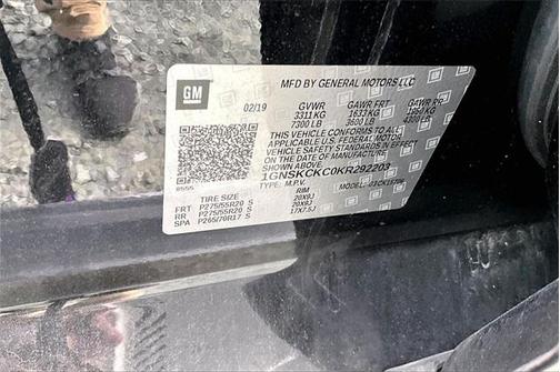 2019 Chevrolet Tahoe Premier