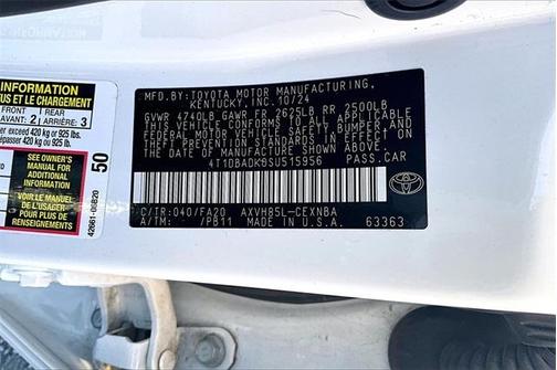 2025 Toyota Camry LE