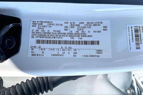 2020 Ford F-150 Limited