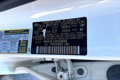 2017 Kia Optima Hybrid Base