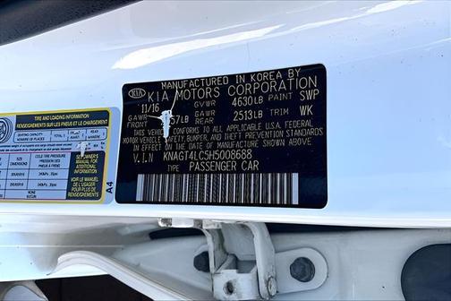 2017 Kia Optima Hybrid Base