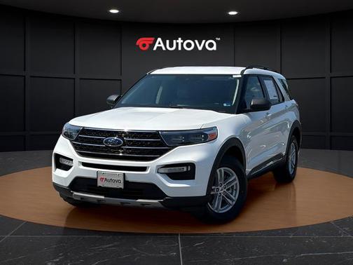 White Metallic 2023 Ford Explorer XLT