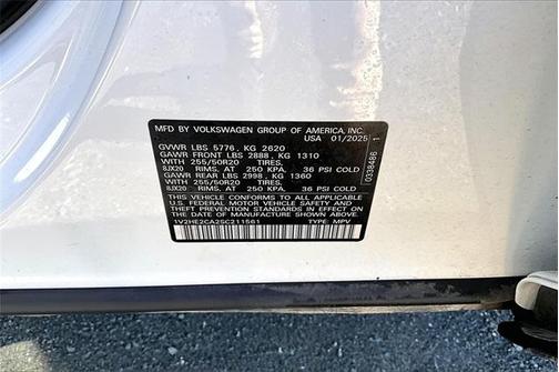 2025 Volkswagen Atlas Cross Sport 2.0T SE w/Technology