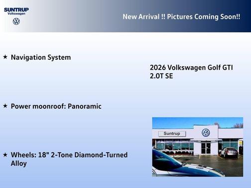 2026 Volkswagen Golf GTI 2.0T SE DSG