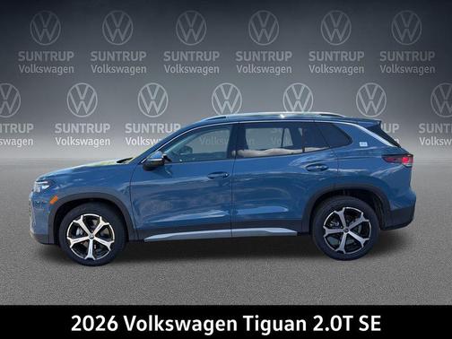 Monterey Blue Pearl 2026 Volkswagen Tiguan 2.0T SE 4MOTION