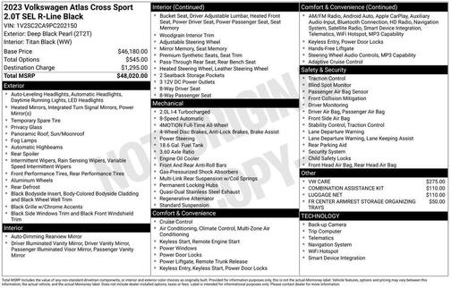 2023 Volkswagen Atlas Cross Sport 2.0T SEL