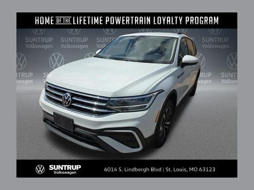 Pure White 2024 Volkswagen Tiguan 2.0T S 4MOTION