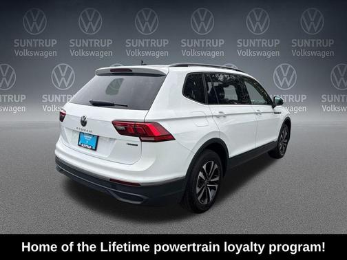 Pure White 2024 Volkswagen Tiguan 2.0T S 4MOTION