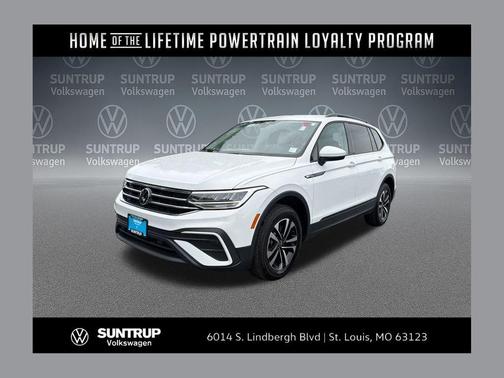 Pure White 2024 Volkswagen Tiguan 2.0T S 4MOTION